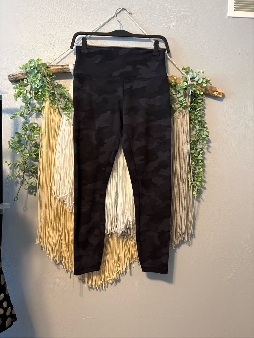 lululemon athletica Black Camo High-Rise Leggings